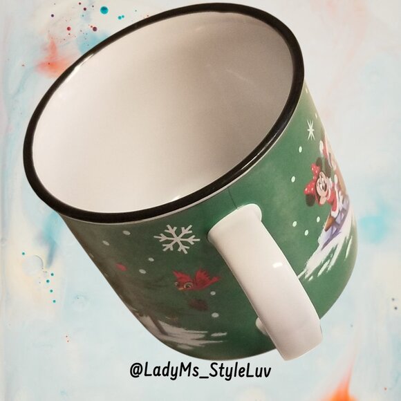 New Harvey's Seatbelt Rare Winter Christmas Mug FREE SHIPPING Disney Mickey NWOT - Picture 5 of 6